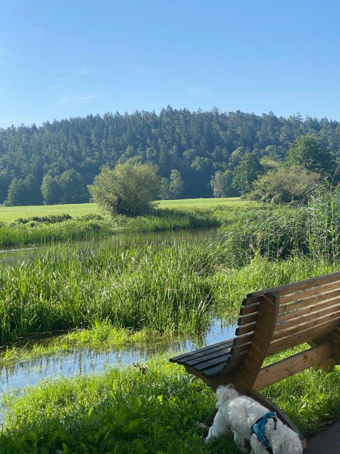 Idyllische Ferienwohnungen In Mossendorf Blick Zur Naab Burglengenfeld Exterior foto
